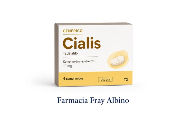 Genérico de Cialis Tadalafilo en Farmacia Fray Albino