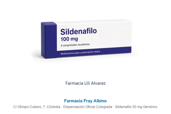 Sildenafilo 50 mg Farmacia Fray Albino